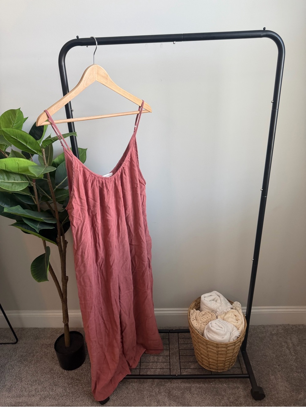 Cherish Women’s Mauve Slip Maxi Dress - Lightweight Summer Dress